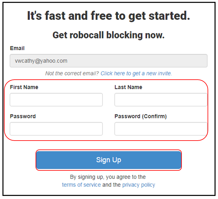 How to sign up for Nomorobo